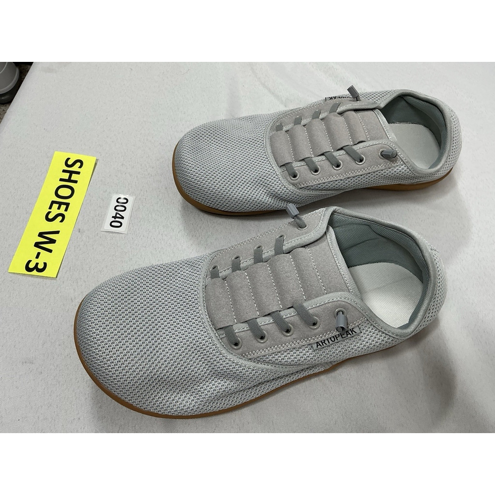 Womans New Artopeak Wide Barefoot Sneakers Gray Mesh Eu 45 Us 12.5 0040/w-3 - Picture 3 of 8